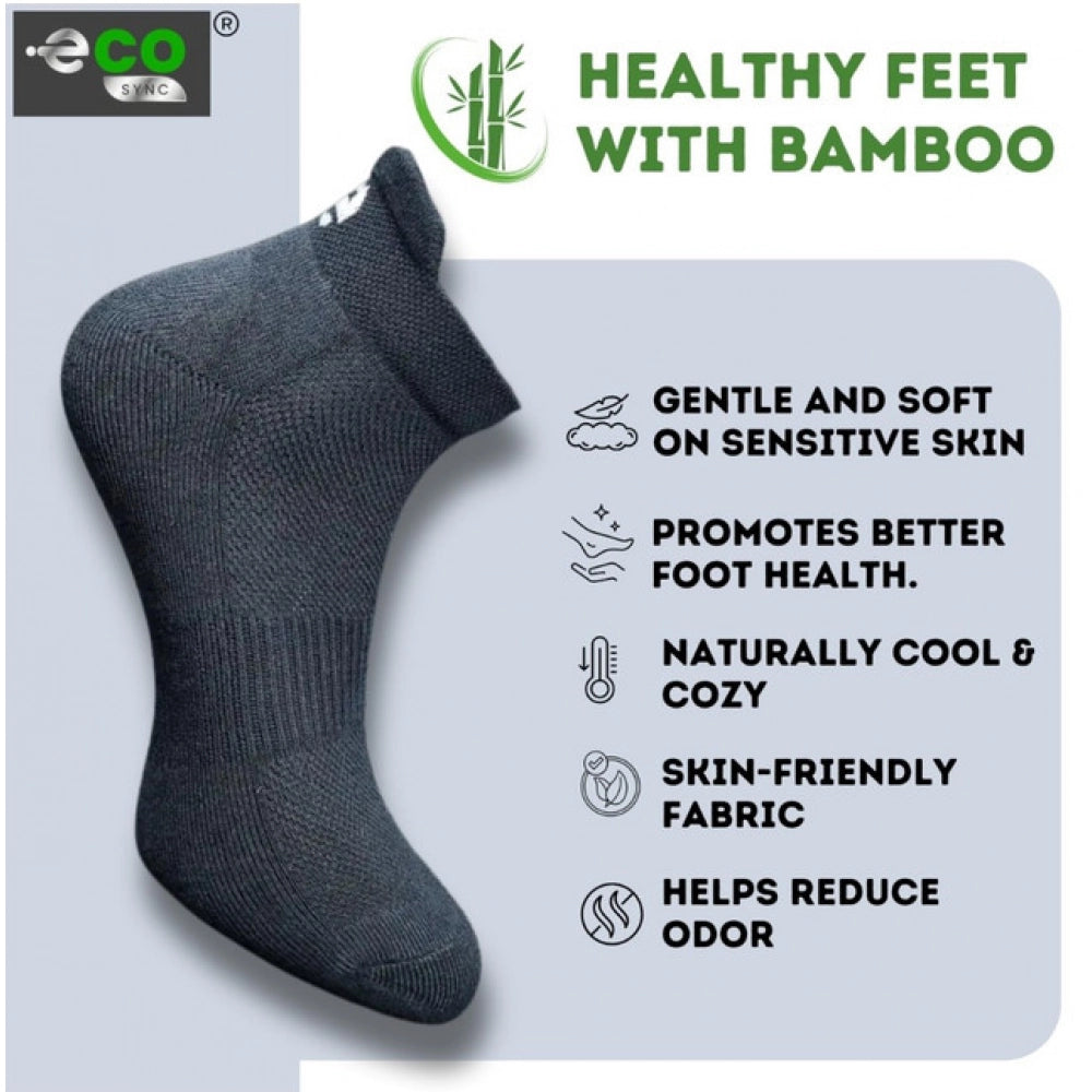 Generic 4_Pair Set Unisex Casual Cotton Printed Ankle Length Socks (Multicolor)