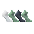  4_Pair Set Unisex Casual Cotton Printed Ankle Length Socks (Multicolor)