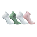  4_Pair Set Unisex Casual Cotton Printed Ankle Length Socks (Multicolor)