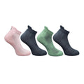  4_Pair Set Unisex Casual Cotton Printed Ankle Length Socks (Multicolor)