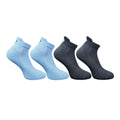  4_Pair Set Unisex Casual Cotton Printed Ankle Length Socks (Multicolor)
