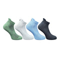  4_Pair Set Unisex Casual Cotton Printed Ankle Length Socks (Multicolor)