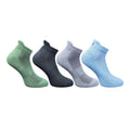  4_Pair Set Unisex Casual Cotton Printed Ankle Length Socks (Multicolor)