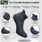 Generic 4_Pair Set Unisex Casual Cotton Printed Ankle Length Socks (Multicolor)