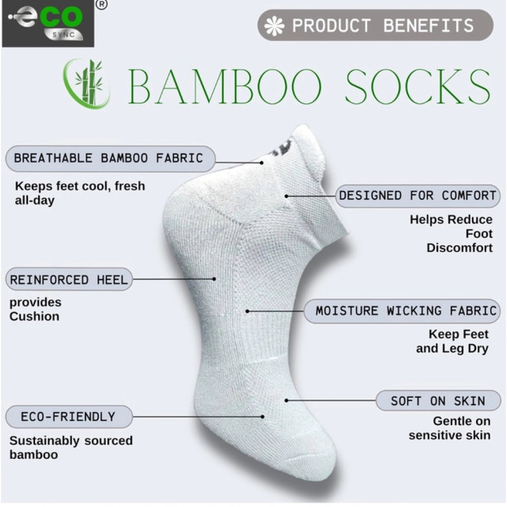 Generic 4_Pair Set Unisex Casual Cotton Printed Ankle Length Socks (Multicolor)