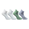  4_Pair Set Unisex Casual Cotton Printed Ankle Length Socks (Multicolor)