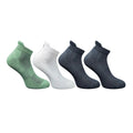  4_Pair Set Unisex Casual Cotton Printed Ankle Length Socks (Multicolor)