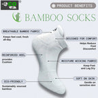 Generic 4_Pair Set Unisex Casual Cotton Printed Ankle Length Socks (Multicolor)