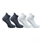 Generic 4_Pair Set Unisex Casual Cotton Printed Ankle Length Socks (Multicolor)