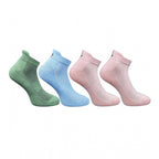 Generic 4_Pair Set Unisex Casual Cotton Printed Ankle Length Socks (Multicolor)