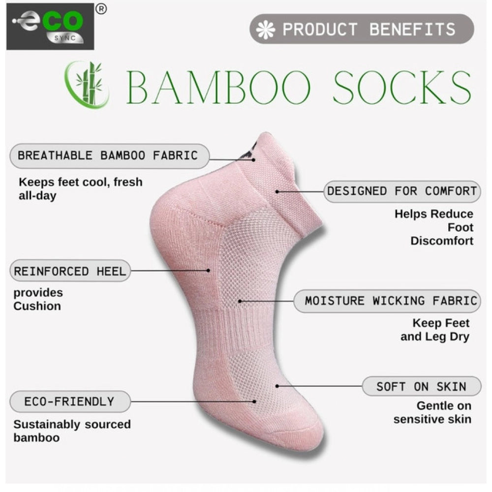 Generic 4_Pair Set Unisex Casual Cotton Printed Ankle Length Socks (Multicolor)