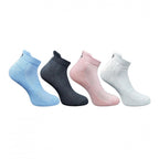 Generic 4_Pair Set Unisex Casual Cotton Printed Ankle Length Socks (Multicolor)
