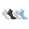  4_Pair Set Unisex Casual Cotton Printed Ankle Length Socks (Multicolor)