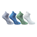  4_Pair Set Unisex Casual Cotton Printed Ankle Length Socks (Multicolor)