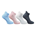  4_Pair Set Unisex Casual Cotton Printed Ankle Length Socks (Multicolor)