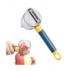 Generic Pack Of 3_Multi Functional Storage for Fruit and Vegetable Peeler with Storage Container (Color: Assorted )