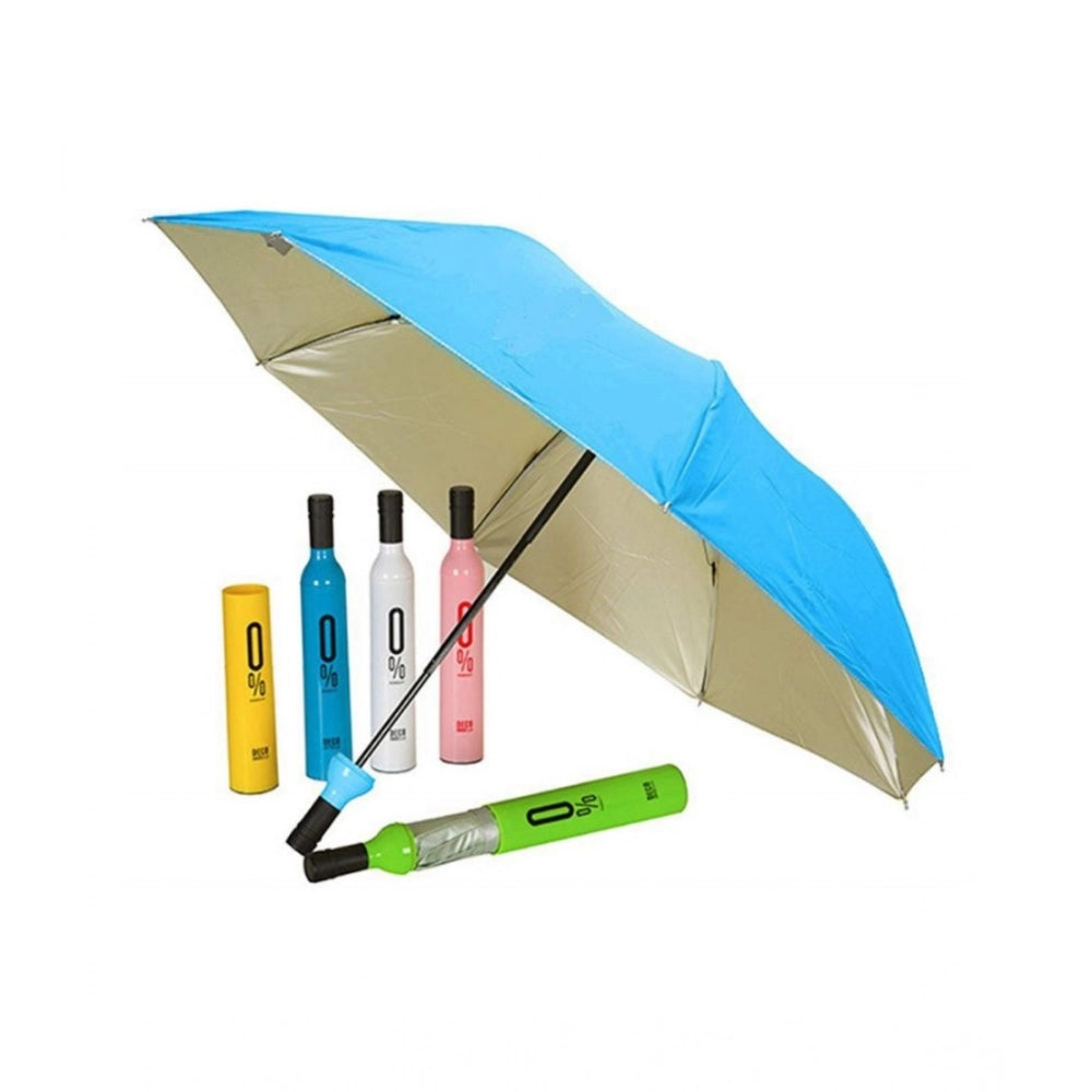 Generic Bottle-Shaped Umbrella â€“ Compact Foldable Rain Protection (Color: Assorted )