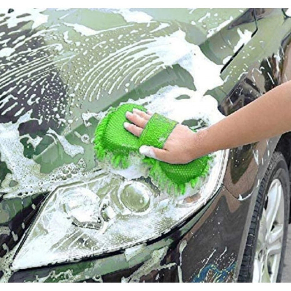 Generic Pack Of 2_Car Wash Sponge – Soft And Absorbent Cleaning Sponge for Vehicles (Color: Assorted )