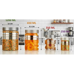 सामान्य प्लास्टिक के 16 पीस का एयरटाइट किचन स्टोरेज कंटेनर सेट (बहुरंगीय)