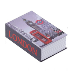 नंबर लॉकर वाला सामान्य गुप्त पुस्तक तिजोरी (ग्रे)