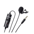  Plastic BOYA BY-M1 Lavalier Condenser Microphone with 20ft Audio Cable
