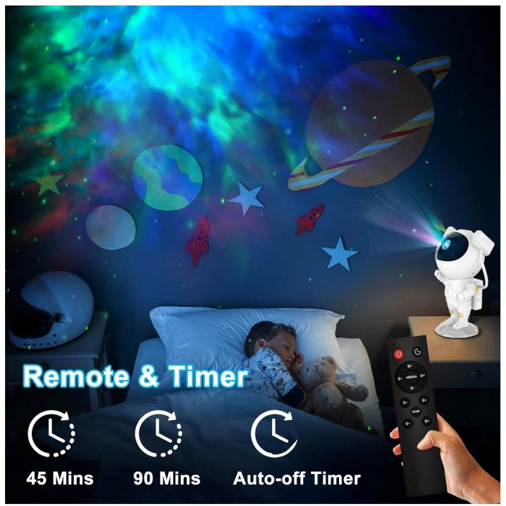 Generic Plastic Galaxy Projector Night Lamp â€“ Astronaut Design