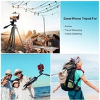 Generic Steel-Plastic Universal 55" Tripod with 360Â° Pan-Tilt Head
