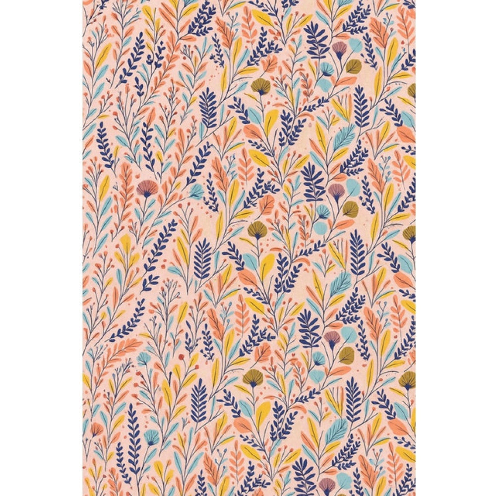 सामान्य माइक्रोफाइबर फ्लोरल प्रिंटेड सिंगल बेडशीट और 1 पिलो कवर (मल्टीकलर)