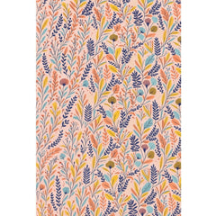 सामान्य माइक्रोफाइबर फ्लोरल प्रिंटेड सिंगल बेडशीट और 1 पिलो कवर (मल्टीकलर)