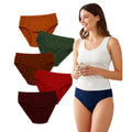 Pack of_6 Women's Cotton Solid Hipster Panty (Multicolor)