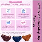 Generic Pack of_3 Women's Cotton Printed Hipster Panty (Multicolor)