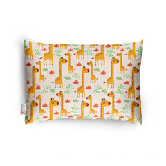 1 से 5 वर्ष की आयु के बच्चों के लिए सामान्य मुलायम प्लश प्रिंटेड शिशु तकिया (सरसों रंग)