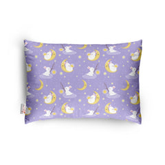 1 से 5 वर्ष की आयु के बच्चों के लिए सामान्य मुलायम प्लश प्रिंटेड शिशु तकिया (बैंगनी)