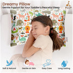 Generic Soft Plush Printed Baby Infant Pillow for Kids Age 1 To 5 Years (Multicolor)
