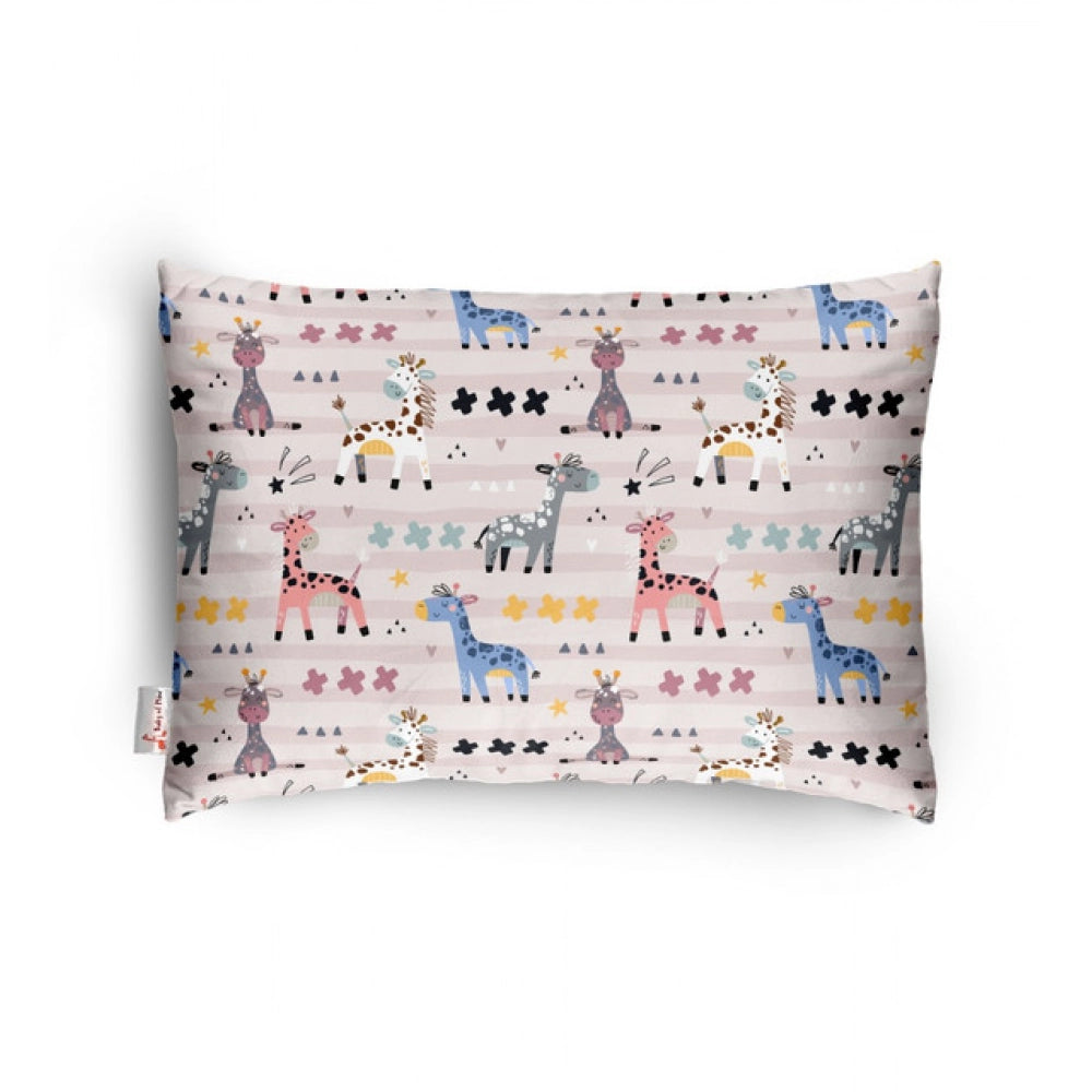 1 से 5 वर्ष की आयु के बच्चों के लिए सामान्य सॉफ्ट प्लश प्रिंटेड बेबी पिलो (बहुरंगी)