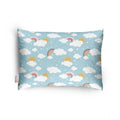  Soft Plush Printed Baby Infant Pillow for Kids Age 1 To 5 Years (Sky Blue)