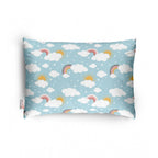 Generic Soft Plush Printed Baby Infant Pillow for Kids Age 1 To 5 Years (Sky Blue)