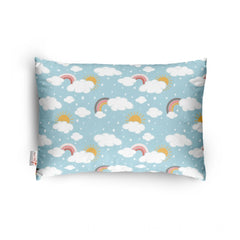 1 से 5 वर्ष की आयु के बच्चों के लिए सामान्य सॉफ्ट प्लश प्रिंटेड बेबी पिलो (आसमानी नीला)
