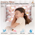 Generic Soft Plush Printed Baby Infant Pillow for Kids Age 1 To 5 Years (Pink)
