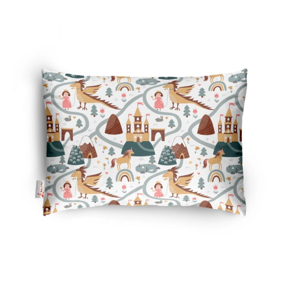 1 से 5 वर्ष की आयु के बच्चों के लिए सामान्य सॉफ्ट प्लश प्रिंटेड बेबी पिलो (बहुरंगी)