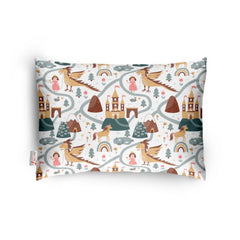 1 से 5 वर्ष की आयु के बच्चों के लिए सामान्य सॉफ्ट प्लश प्रिंटेड बेबी पिलो (बहुरंगी)