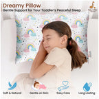 Generic Soft Plush Printed Baby Infant Pillow for Kids Age 1 To 5 Years (White)