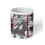 Generic Anime Erased Head Ceramic Printed Coffee Mug (White)