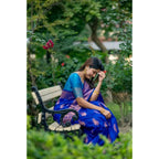 Generic Women's Katan_Silk Zari_Weaving Saree With Unstitched Blouse 5.5MtrÂ (Royal_Blue)