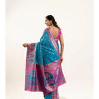 Generic Women's Faux_Banarasi Woven Motifs Saree With Unstitched Blouse 5.5MtrÂ (Teal)