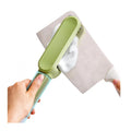  Stainless Steel-Plastic Solid Kitchen Knife Cleaner Brush (Green)
