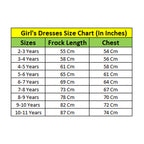 Generic Girl's Polyester Printed Long Sleeves Dress (Black-Green)
